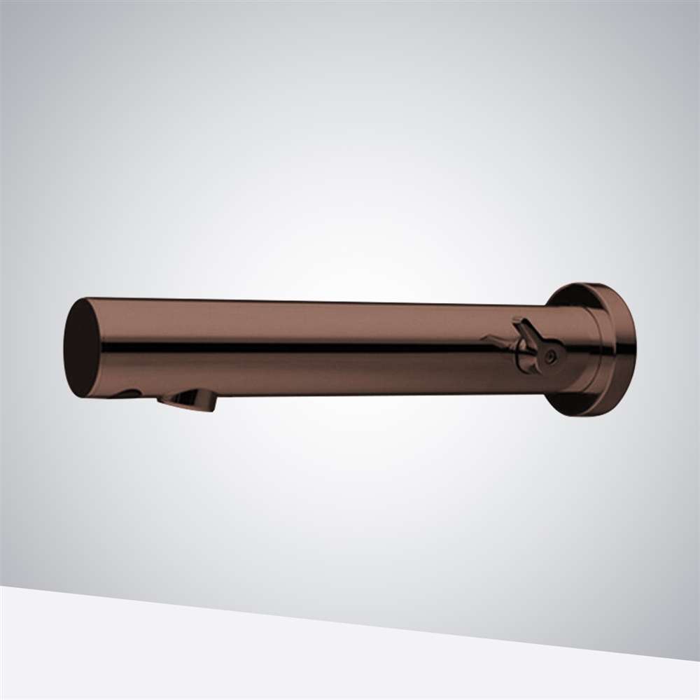 Trio Commercial Automatic Wall Mount Hands Free Motion Sensor Faucet in Oil Rubbed Bronze Finish